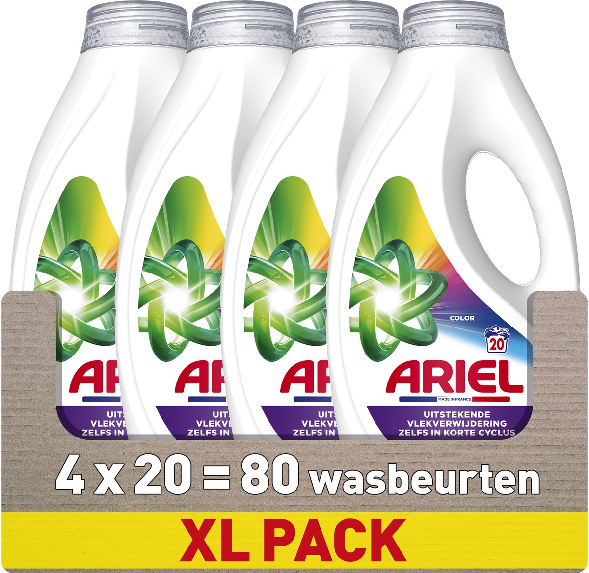 Lessive couleur Ariel - 4 x 20 lavages