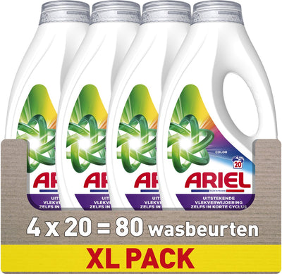 Lessive couleur Ariel - 4 x 20 lavages