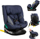 Siège auto Lionelo Bastiaan One i‑size – attache supérieure ISOFIX 4 en 1 – vers l'arrière – base pivotante à 360° – appui-tête réglable en mousse à mémoire de forme – 40–150 cm – utilisation longue durée haut niveau de sécurité