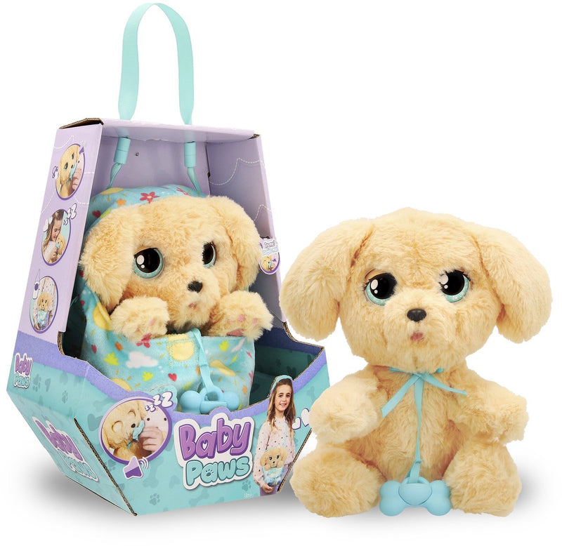 Peluche interactive pattes de bébé labrador