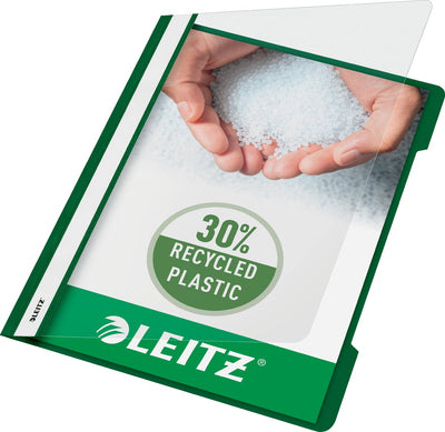 Leitz quick-fix a4 - 30 % de plastique recyclé pré-consommation - 25 pièces - vert