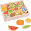 Bigjigs Maignants en bois des fruits et légumes, 35e.