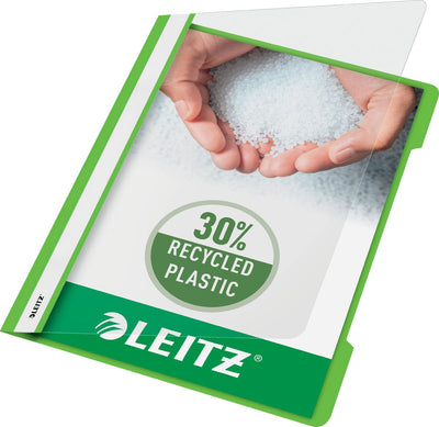 Leitz quick-fix a4 - 30 % de plastique recyclé pré-consommation - 25 pièces - vert clair