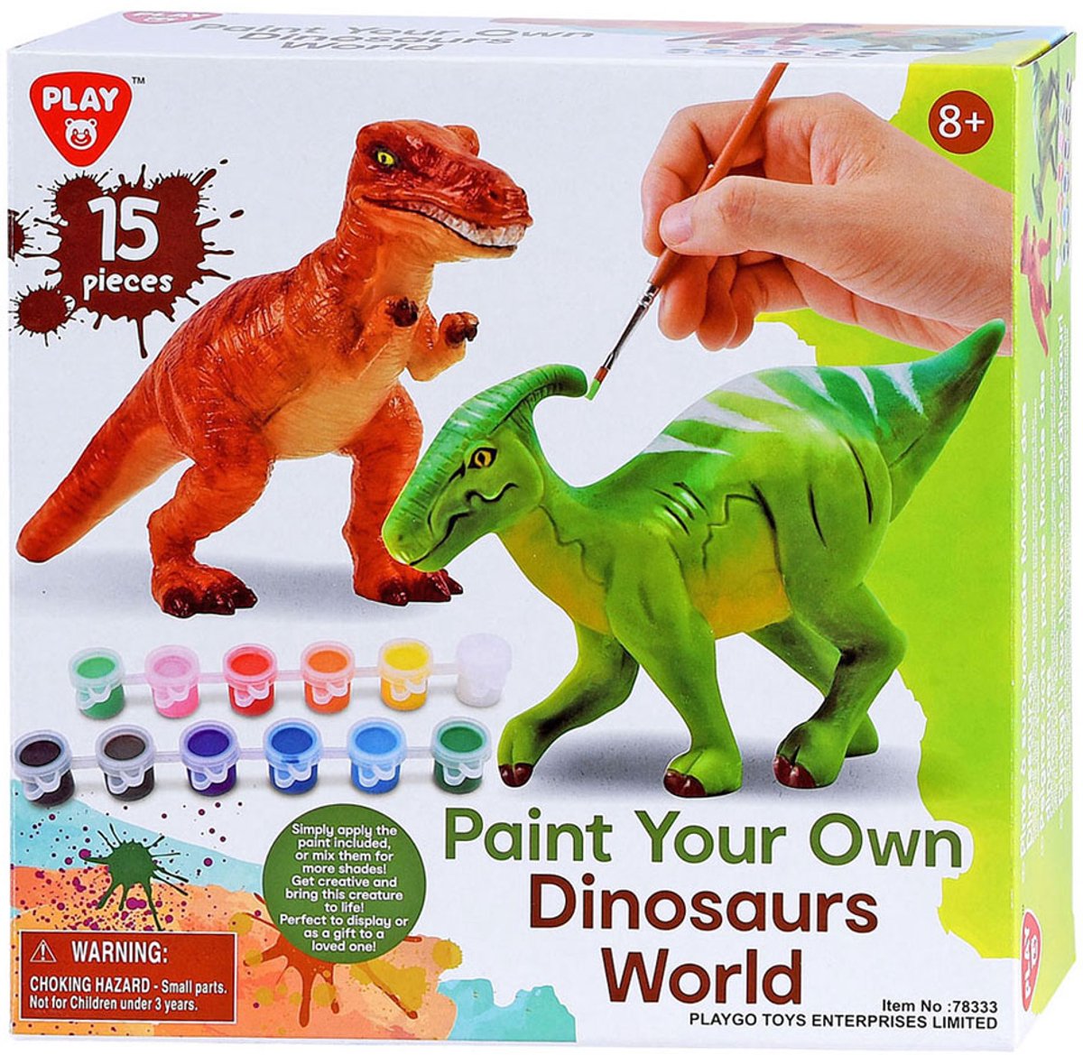 Jouez à Paint vos propres dinosaures, 15dlg.