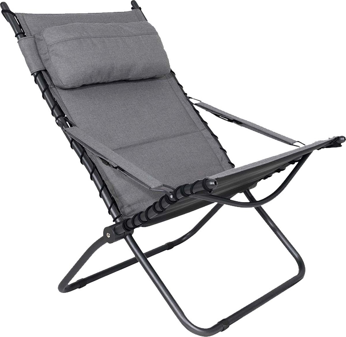 Crespo - chaise longue - ap 262 - tex-confort - gris clair