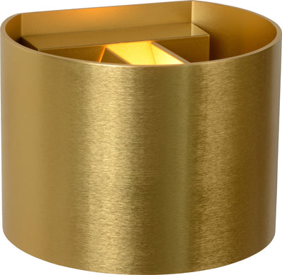 Lucide xio - applique - led dimmable - g9 - 1x3,5w 2700k - angle de faisceau réglable - laiton doré mat