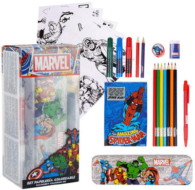 Avengers Marvel ensemble de dessin boîte à dessin dessin - 25 pièces
