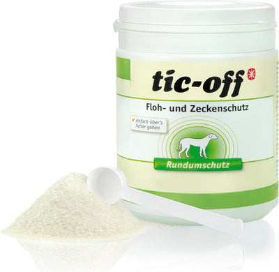 Anibio tic-off, poudre de protection contre les tiques et les puces, 140 gr