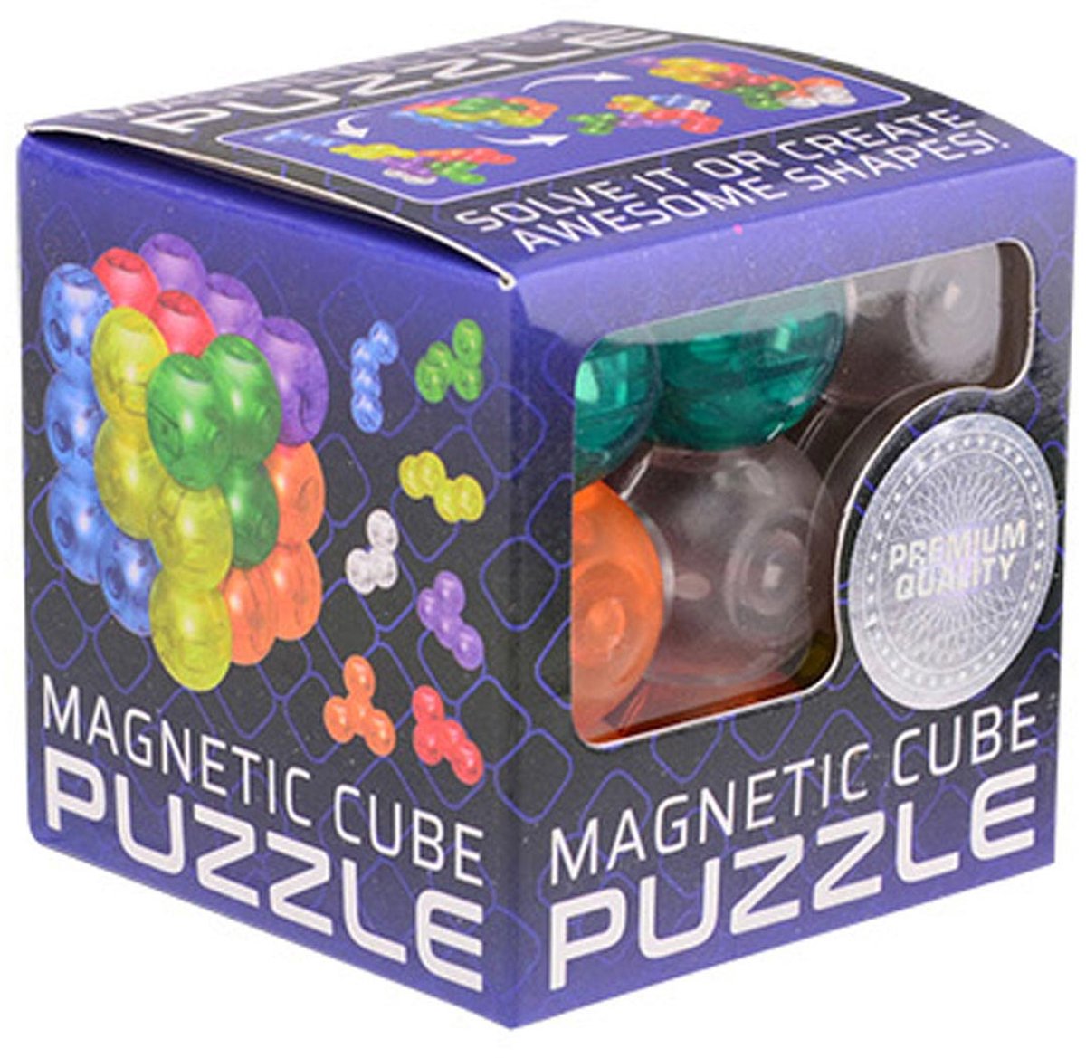 Cube de puzzle magnétique Johntoy