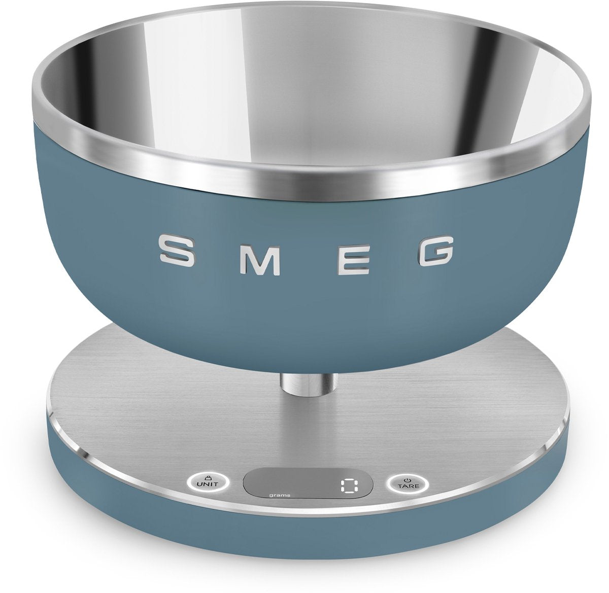 Smeg ksc01sbmww - balance de cuisine numérique - bleu orage - collezione