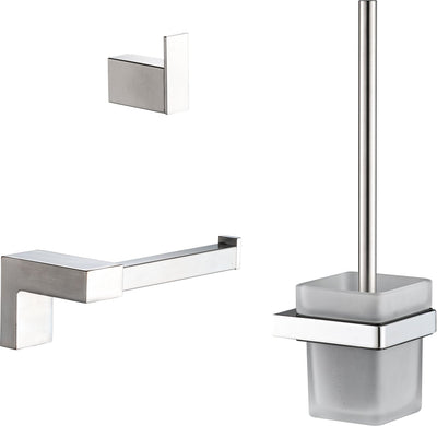 Ensemble de toilettes Plieger Altea - mural - complet - chrome brossé