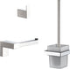 Ensemble de toilettes Plieger Altea - mural - complet - chrome brossé