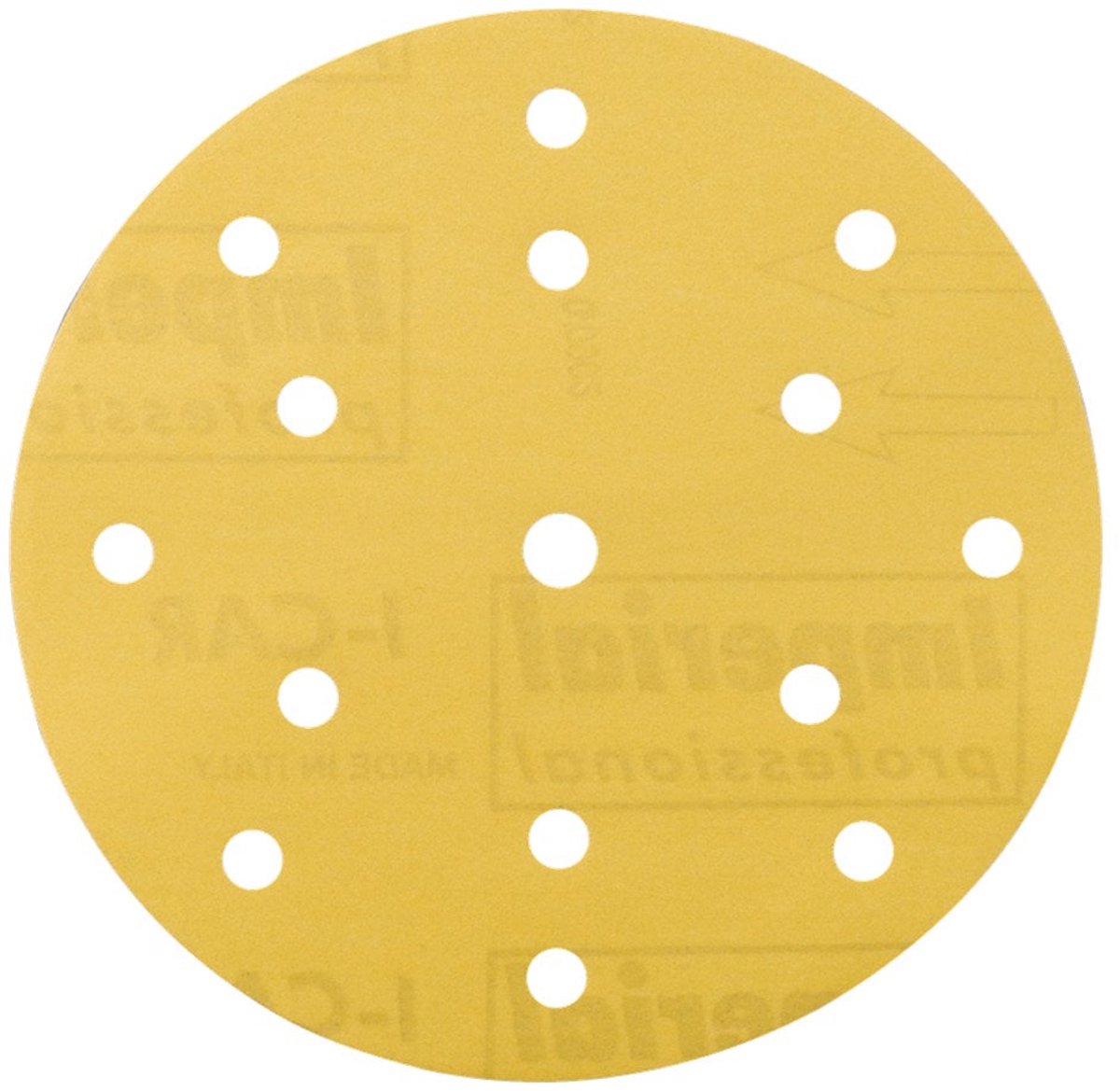 Makita accessoires disque de ponçage jaune diamètre 150mm grain 500