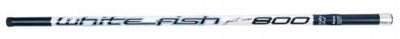 Albatros whitefish putover 700 cm - canne de croisement en carbone solide avec un look luxueux et une action douce
