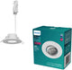 Spot encastrable Philips LED Philips Cilantro - technologie d'éclairage à interrupteur de scène - 5w - lumière blanc chaud : 2700k - blanc