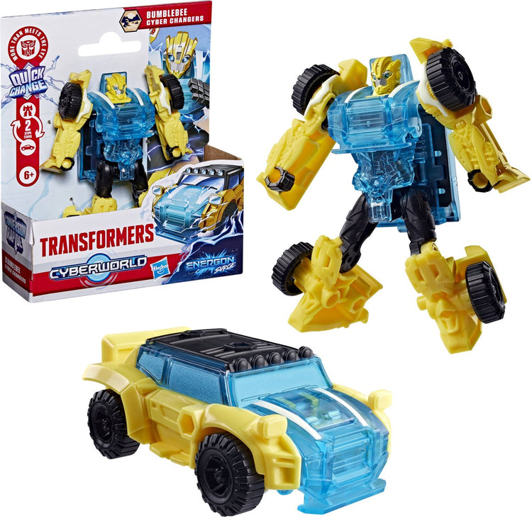 Transformers Cyberworld Engeron Surge Bumblebee Cyber Changeurs - figurine articulée