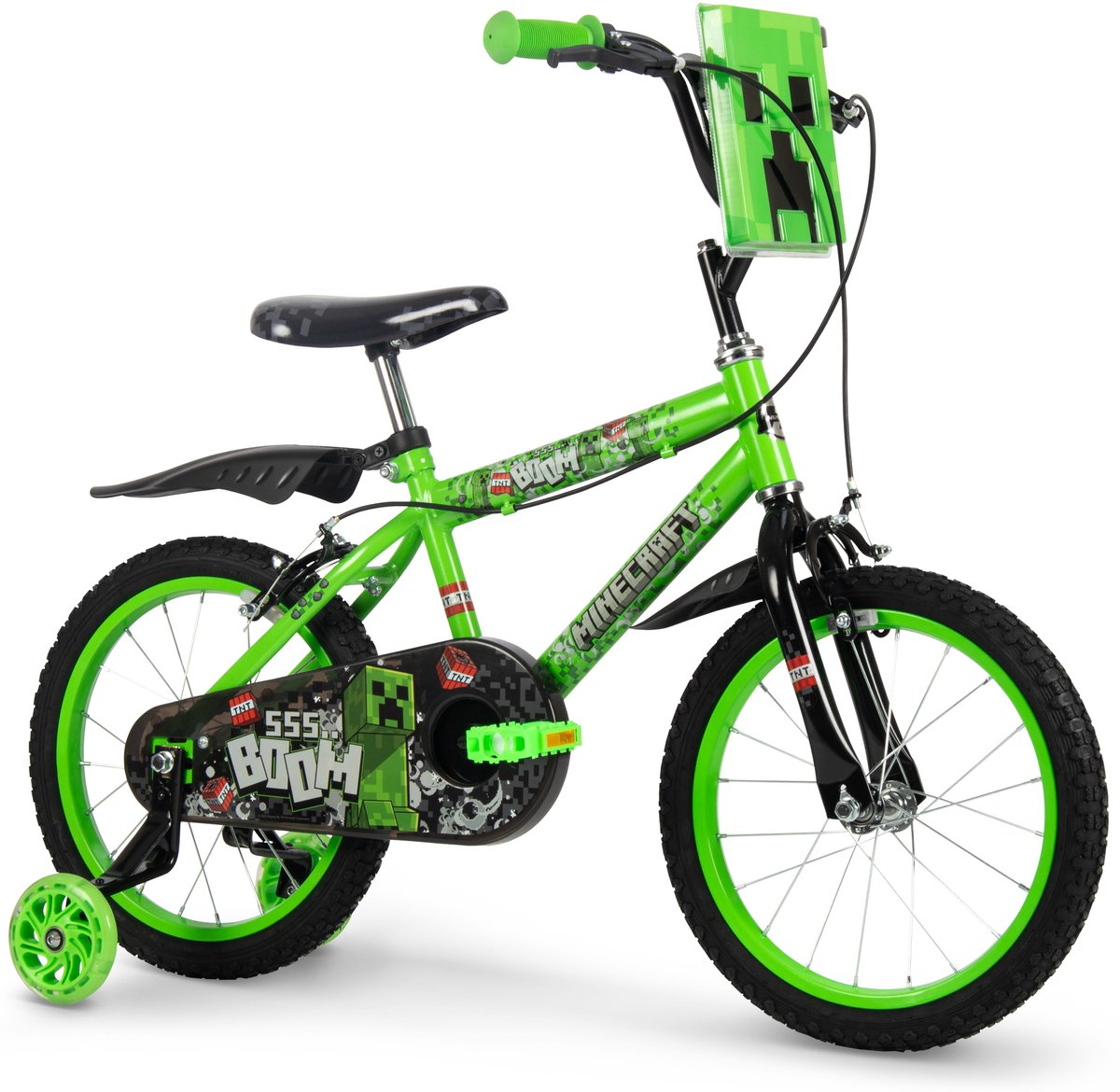 Vélo pour enfants Huffy Minecraft 16 pouces - vert