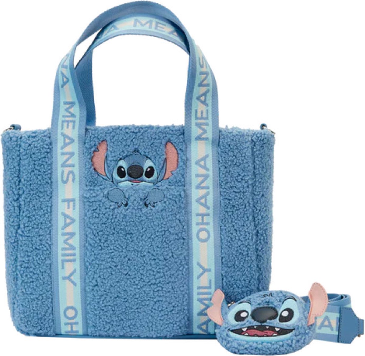 Sac à bandoulière en peluche Disney Stitch sans marque sans marque avec porte-monnaie