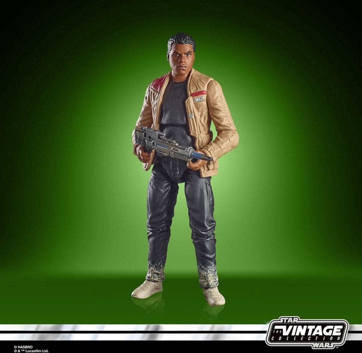Hasbro star wars épisode vii collection vintage figurine finn (base starkiller) figurine 10 cm