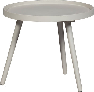 Table d'appoint Woood mesa m - bois - sable - 45 cm x ø45