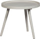 Table d'appoint Woood mesa m - bois - sable - 45 cm x ø45