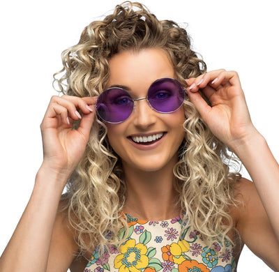 Boland lunettes de fête hippie xl violet