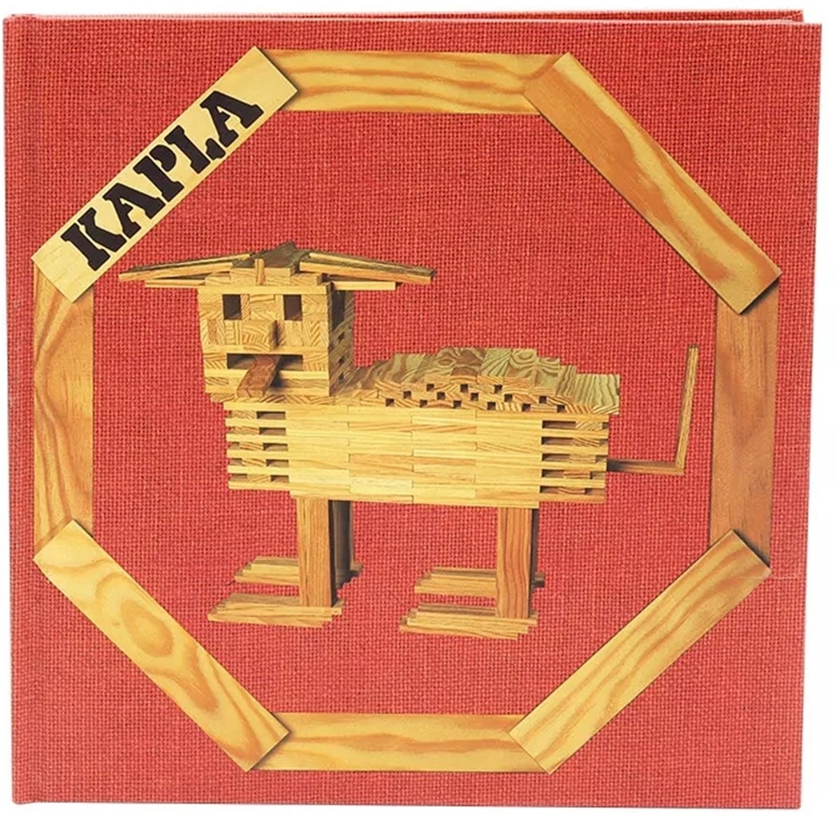 Kapla - couleur - jouets de construction - rouge - livre d'échantillons
