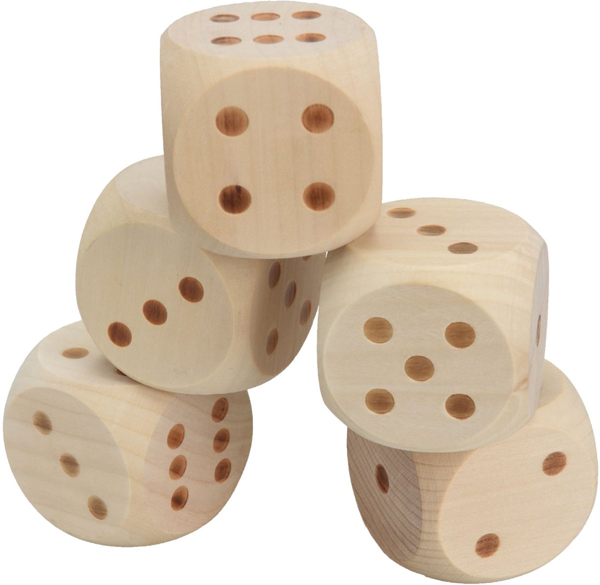 Jeu de dés en bois xl