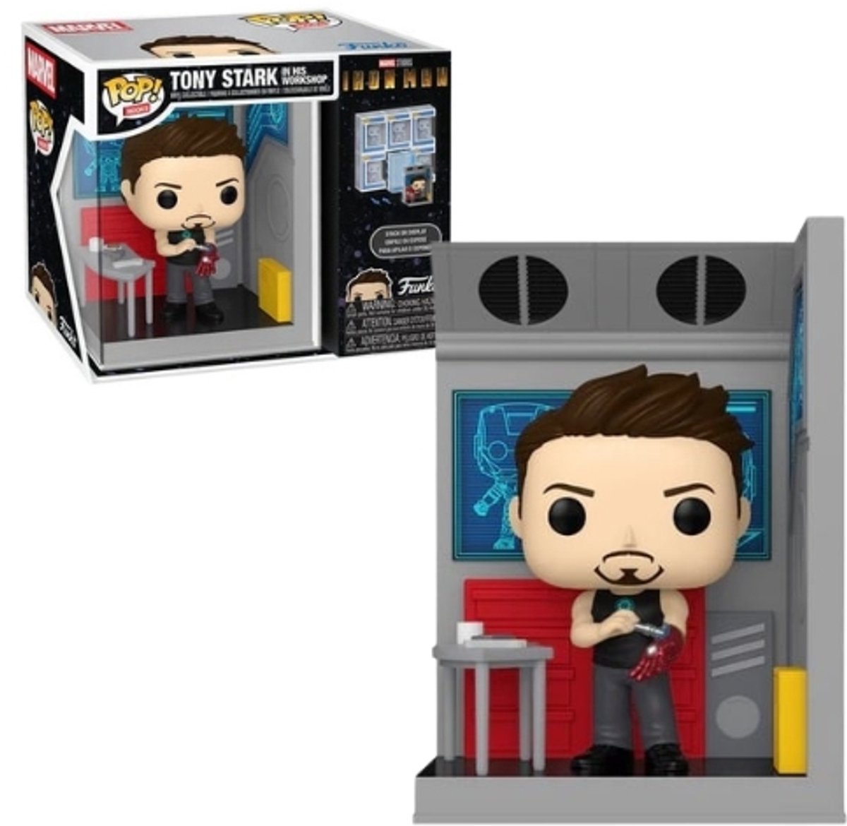 Funko Iron Man Marvel - Tony Stark dans son atelier (Pop! Nooks) Figurine en vinyle unisexe Pop! - neutre - standard