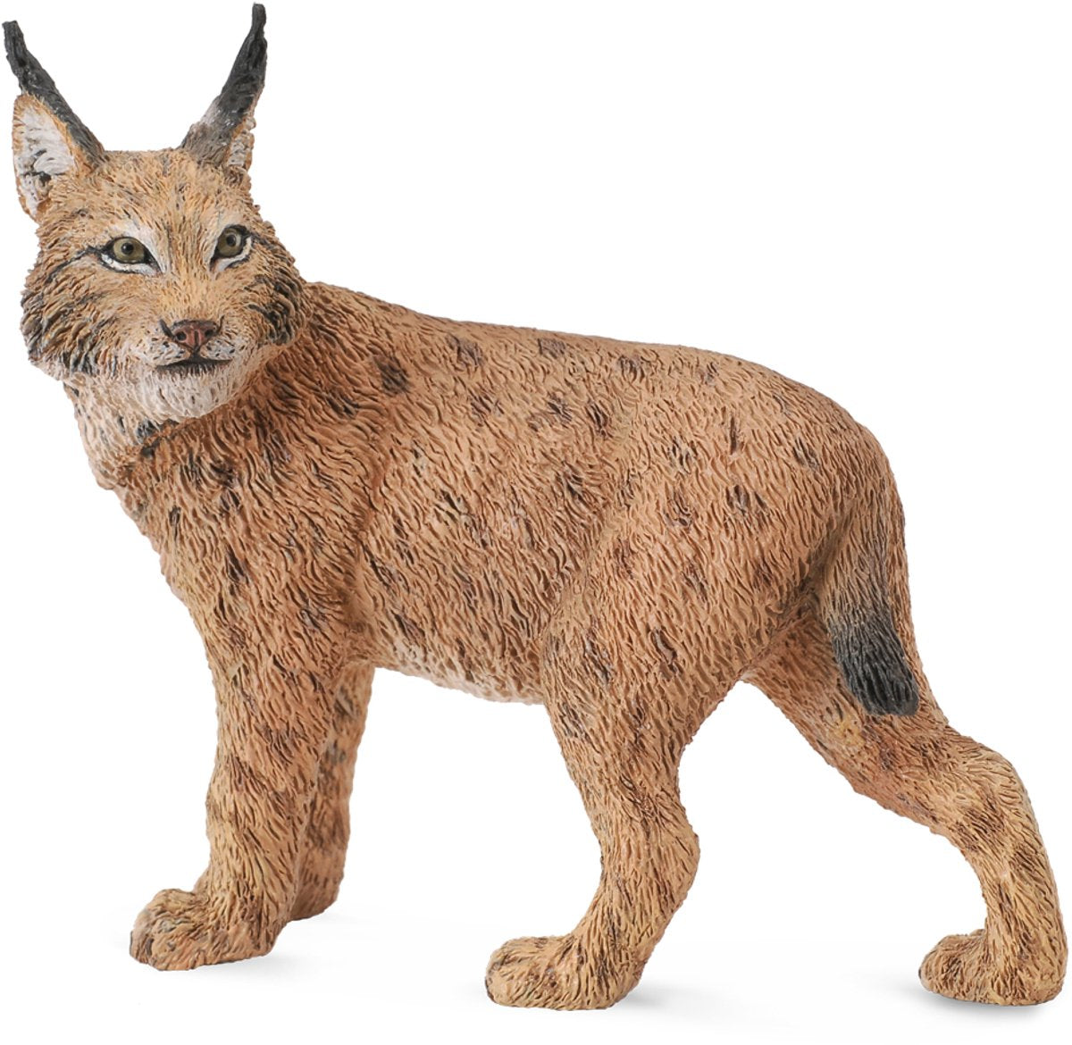 Figurine Collecta - lynx - (l) - animaux sauvages - peint à la main - miniature