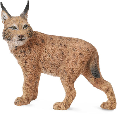 Figurine Collecta - lynx - (l) - animaux sauvages - peint à la main - miniature