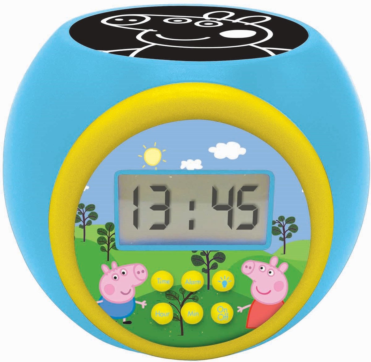 Réveil projecteur Lexibook Peppa Pig avec minuterie