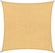 Toile d'ombrage Abbey Camp - HDPE - 4 x 4 m - sable - toile d'ombrage - anneaux en acier inoxydable - darwin-400