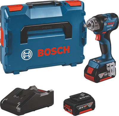 Visseuse à percussion sans fil Bosch blue gds 18v-330 hc | 330 nm | 2 batteries 5,0 Ah + chargeur | en l-boxx - 06019l5003