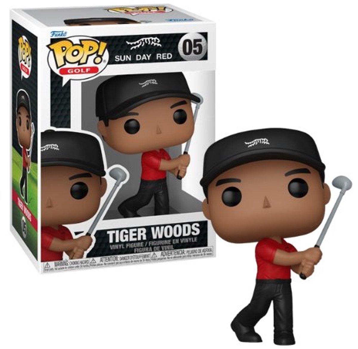 Funko-pop ! golf : soleil jour rouge - Tiger Woods #05