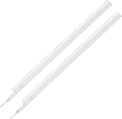 Briloner - lot de 2 lampes sous plan - éclairage sous plan - éclairage cuisine - pour éclairage sous meuble - 58,5 cm - 8w - 800lm - 4 000 k - blanc