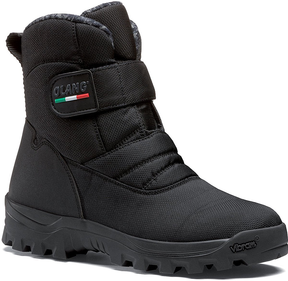 Olang kiev oc bottes de neige à pointes hommes - nero