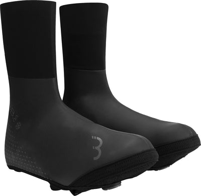 Bbb cycling ultrawear couvre-chaussures de vélo sans fermeture éclair imperméables - couvre-chaussures cyclisme et VTT - thermo - noir - taille 47 48 - bws-25