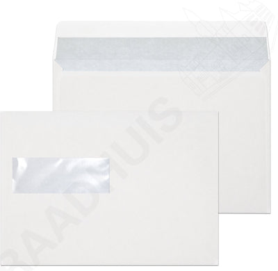 Enveloppe de service mairie - 156x220mm - ea5 - fenêtre gauche - avec bande adhésive - blanc - 500 pièces - rd-202540