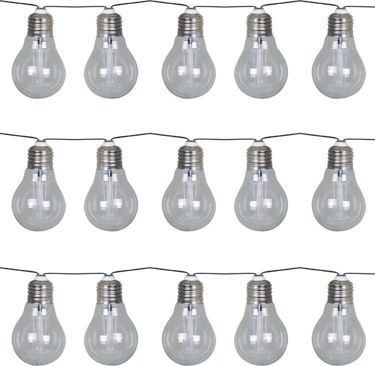 Luxform - guirlande lumineuse solaire avec 15 lumières LED - éclairage de fête corfou - alimenté par l'énergie solaire
