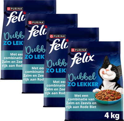 Felix deux fois plus savoureux - poisson de mer saumon - 4 x 4kg