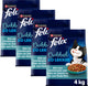 Felix deux fois plus savoureux - poisson de mer saumon - 4 x 4kg