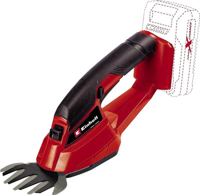 Cisaille à gazon sans fil Einhell ge-cg 18 1 li solo - power x-change - 18 v li-ion - largeur de coupe : 10 cm - excl. batterie et chargeur