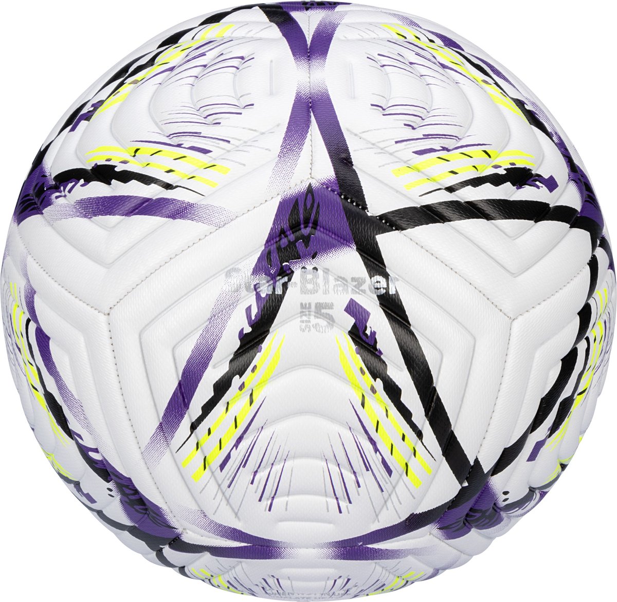 Avento football - blazer étoile - violet jaune - taille 5 - ⌀ env. 22 cm