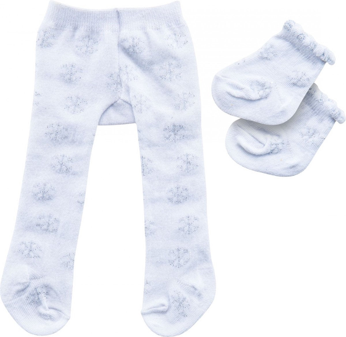 HELSS Doll-Millot avec chaussettes de flocons de neige, 35-45 cm