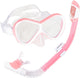 Atlantis abaco combo - ensemble tuba - lunettes de plongée - tuba - enfants - rose