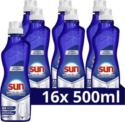 Produit de rinçage solaire - brillance sèche - 16 x 500 ml - pack économique