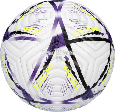 Avento football - blazer étoile - violet jaune - taille 5 - ⌀ env. 22 cm