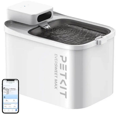 Petkit - eversweet max - fontaine à eau automatique pour chat et chien - fontaine à eau pour chat 3l - silencieuse - avec filtre