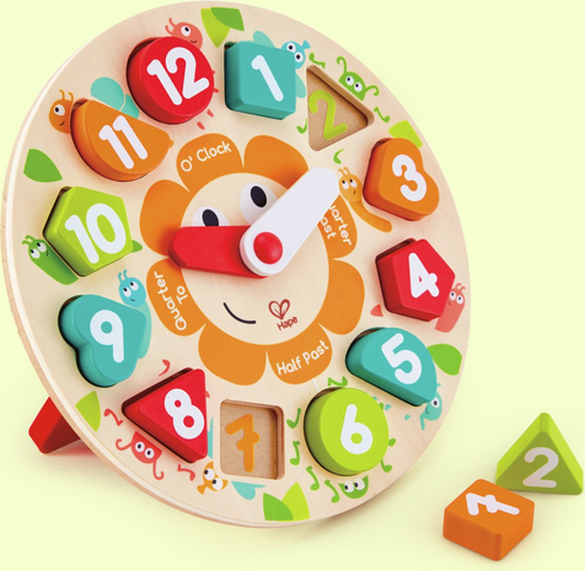 Puzzle d'horloge robuste Hape